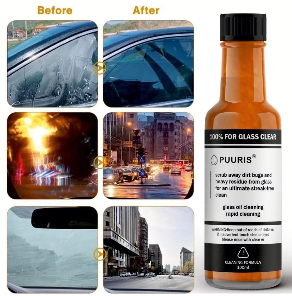 Powerful Glass Cleaning Agent (BUY 1 GET 1 + FREE SPONGE & TOWEL )